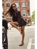 Lakované lodičky na podpatku s mašličkou bordó Olvena Lakované lodičky na podpatku s mašličkou bordó Olvena