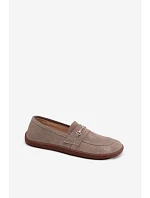 Semišové Mokasyny Barefoot Z Zazoo Cappuccino