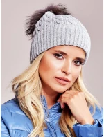 Dámská čepice AT CZ 173501 šedá