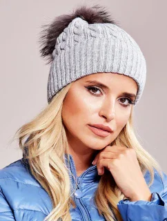 Dámská čepice AT CZ 173501 šedá