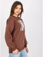 Mikina EM BL U617.95 tmavě hnědá Mikina EM BL U617.95 tmavě hnědá