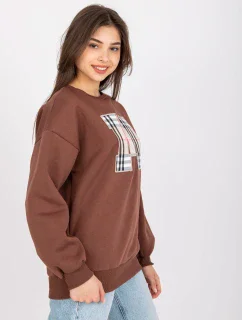 Mikina EM BL U617.95 tmavě hnědá