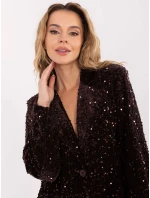 MI MA bunda 24656.01 tmavě hnědá