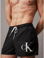 Pánské plavky KM0KM01015 BEH černé - Calvin Klein