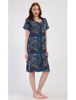 Dámské pyžamo dlouhé Listy