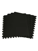 EB FIT podložka na cvičení 60x60x1,0cm 4 ks černá EB FIT podložka na cvičení 60x60x1,0cm 4 ks černá
