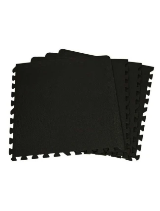 EB FIT podložka na cvičení 60x60x1,0cm 4 ks černá EB FIT podložka na cvičení 60x60x1,0cm 4 ks černá