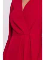 Dámské šaty S384 Šaty červené - Moe Dámské šaty S384 Šaty červené - Moe