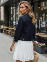 FashionStreet dámská tmavě modrá džínová bunda TY5598