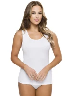 Bílá dámská košilka Emili Michele S-XL