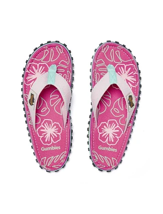 Dámské žabky Gumbies ISLANDER FLIP-FLOP BLUSH HIBISCUS Dámské žabky Gumbies ISLANDER FLIP-FLOP BLUSH HIBISCUS