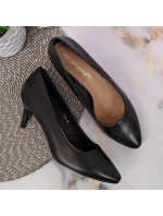 Černé lodičky na jehlovém podpatku W Sergio Leone