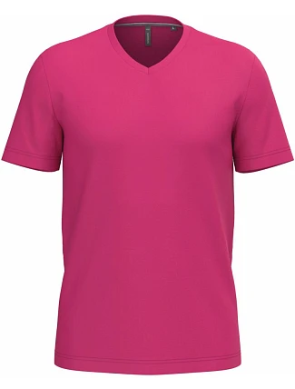 Kariban K 357 Pánské tričko s výstřihem do V 20.K357 fuchsia Kariban K 357 Pánské tričko s výstřihem do V 20.K357 fuchsia
