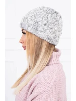 Čepice K156 světle šedá