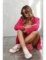 Dámské tenisky High Big Star LL274048 Béžovo-růžová Dámské tenisky High Big Star LL274048 Béžovo-růžová