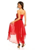 Společenské šaty korzetové HS-347 červené - MAYAADI Společenské šaty korzetové HS-347 červené - MAYAADI