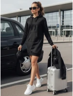 Dámská oversize dlouhá mikina TIMMY černá FashionStreet EY1931