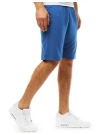 Pánské krátké teplákové šortky modré FashionStreet SX2391