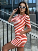 TW SK 2092 šaty.83P oranžová TW SK 2092 šaty.83P oranžová