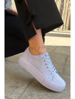 Dámské textilní tenisky Big Star – fialové