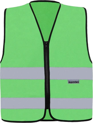 Korntex RX217 – Cologne Bezpečnostní vesta se zipem 76.R217 neon green Korntex RX217 – Cologne Bezpečnostní vesta se zipem 76.R217 neon green