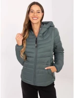 Bunda D50092XB44554A2 tmavě zelená