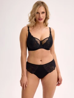 JESSIA 1229 BLACK SOFT BALCONETTE BRA