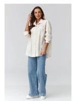 Košile s dlouhým rukávem  model 224101 Makadamia