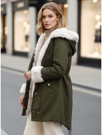 Dámská zimní bunda STARBURST zelená FashionStreet TY4763