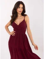 Šaty MI SK 62200.76 bordó Šaty MI SK 62200.76 bordó