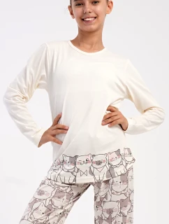 Dětské pyžamo dlouhé Koťata