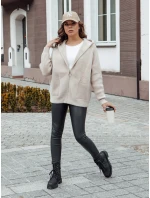 Dámská bunda z alpaky KATHERINE beige FashionStreet TY4540