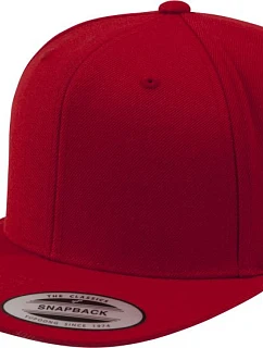 Flexfit 6089M 6 panelová Snapback kšiltovka 55.6089 red/red