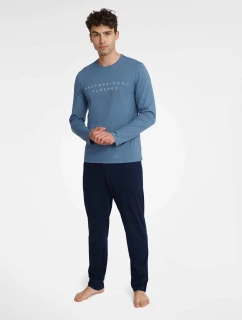 Pyžamo Insure 40963-55X Modrá a tmavě modrá - Henderson