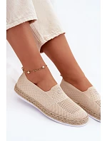 Dámské espadrilky Vinceza Béžové