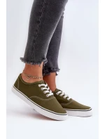 Klasické dámské tenisky Tenisky tmavě zelené Olvali