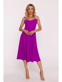Dámské šaty S424 levandulové - Stylove