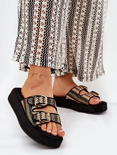 Klapky na platformě model 209946 Step in style