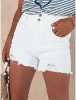 Dámské džínové šortky VERONA white FashionStreet SY0401