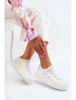 Dámské tenisky na platformě bílé Zeparine