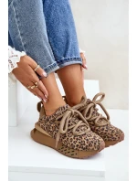 Dámské Zamszové Tenisky Na Platformě S Tlustým Šněrováním Panthera Artiker 55C0135 Hnědé Dámské Zamszové Tenisky Na Platformě S Tlustým Šněrováním Panthera Artiker 55C0135 Hnědé