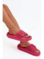 Dámské Pěnové Sandály Na Platformě S Přezkou Big Star RR274A583 Fuchsie Dámské Pěnové Sandály Na Platformě S Přezkou Big Star RR274A583 Fuchsie
