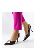 Dámské lodičky na jehlovém podpatku M508 Černá - Wellspring