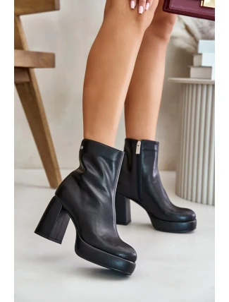 Boty na podpatku model 201535 Step in style Boty na podpatku model 201535 Step in style