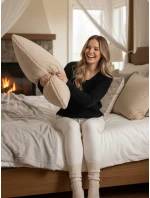 LAVIRTA dámský svetr černý FashionStreet MY2392 LAVIRTA dámský svetr černý FashionStreet MY2392