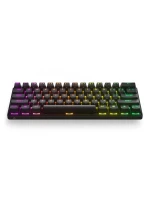 SteelSeries Apex Pro Mini herní klávesnice LED světlo RGB US Wireless OmniPoint nastavitelný mechanický spínač Bezdrátové připojení Bluetooth