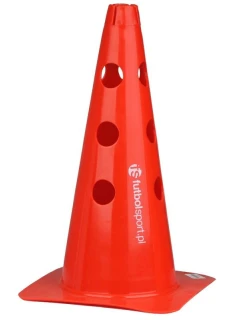 Kužel s otvory 37,5 cm červený