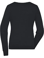 Daiber JN 1313 Dámský svetr s kulatým výstřihem 02.1313 black Daiber JN 1313 Dámský svetr s kulatým výstřihem 02.1313 black