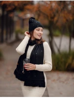 Dámský set šály a čepice Vuch Nurit Set Black