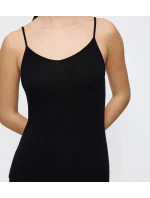 Beauty Layers Spaghetti Top Wool - BLACK - TRIUMPH BLACK - TRIUMPH